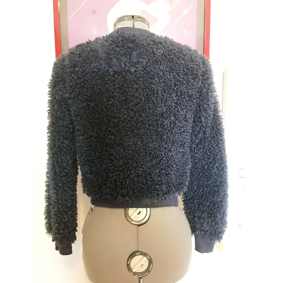 Knitworks - Faux fur sherpa bomber jacket - Picture 3 of 3
